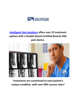 Intelligent Pain Solutions : Pain Clinic in Beverly Hills, CA