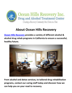 Drug Rehab in Los Angeles - Ocean Hills Recovery