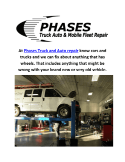 Phases Truck and Auto Repair Shop in Colorado Springs