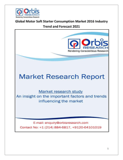 Motor Soft Starter Consumption Market 2016 Global Research Report