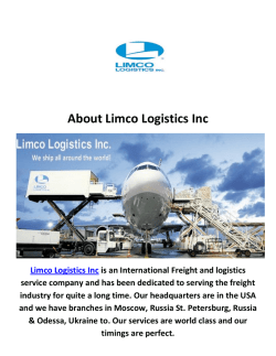 Limco Logistics Inc Air Freight Company in Miami