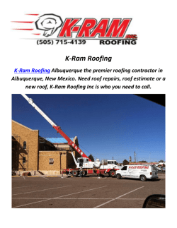 K-Ram Roofers In Albuquerque, New Mexico