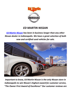 Ed Martin Nissan : Used Cars In Indianapolis