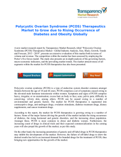 Polycystic Ovarian Syndrome (PCOS) Therapeutics Market 