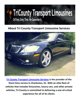 Tri County Transportation Limousine Services Charleston