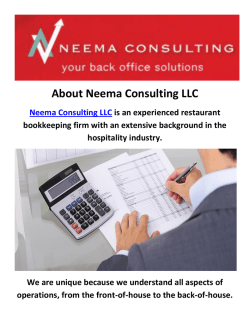 Neema Consulting LLC | Professional Bookkeeping Services in NYC