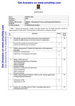 MB0038 assignment spring 2016