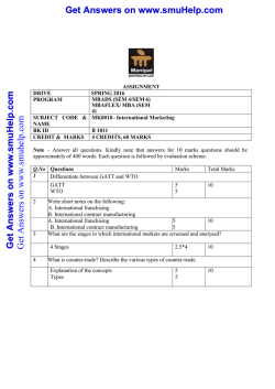 MK0018 assignment spring 2016