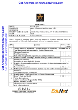 QM0024 assignment spring 2016