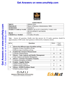 QM0026 assignment spring 2016