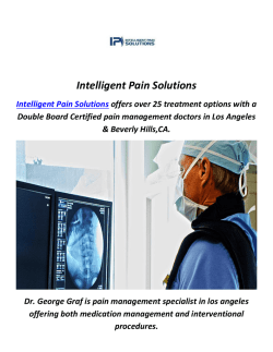 Intelligent Pain Solutions : Pain Management Clinic In Los Angeles, CA