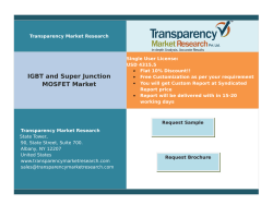IGBT and Super Junction MOSFET