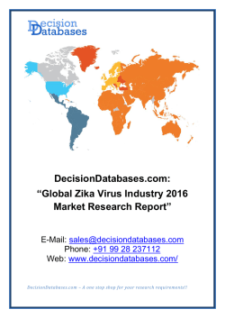 Global Zika Virus Industry 2016 Market Research Report