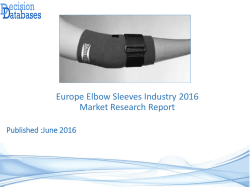Europe Elbow Sleeves Market Forecasts to 2021