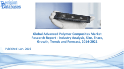 Advanced Polymer Composites Market Research Report 2014 to 2021