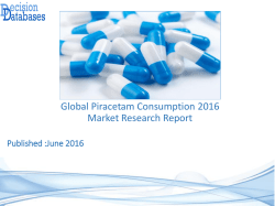 Global Piracetam Consumption Market Forecasts to 2021