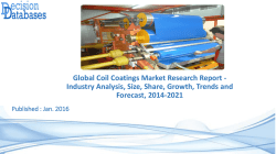 Focus On Coil Coatings Market Research Report 2014 to 2021