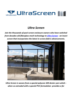 Ultra Screen Enclosures In Tampa Florida