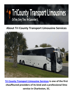 Tri County Transport Party Bus Services in Charleston
