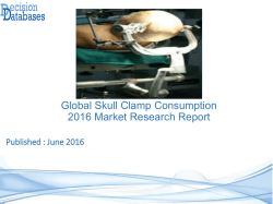 Global Skull Clamp Consumption Market and Forecast Report 2016-2021