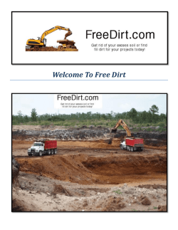 Fill Dirt For Sale : Free Dirt