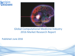 Global Computational Medicine Market 2016-2021