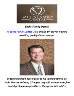Sachs Family Dental Implants In Orem