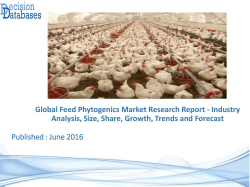 Research On Feed Phytogenics Market - Industry Growth, Trends and Forecast