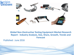 Research On Non-Destructive Testing Equipment Market Report