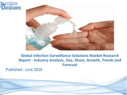 Analysis on Infection Surveillance Solutions Market Research Report