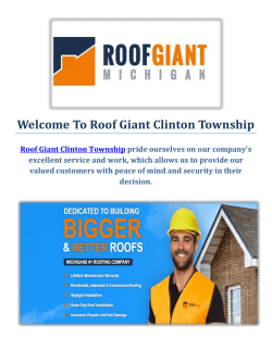 Roof Giant : Roofers in Clinton Township
