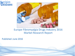 Europe Fibromyalgia Drugs Market Forecasts to 2021