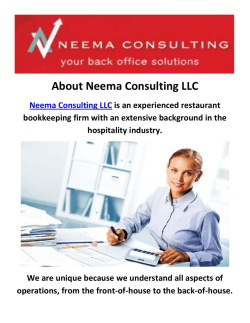 Neema Consulting LLC - Bookkeeping in NYC