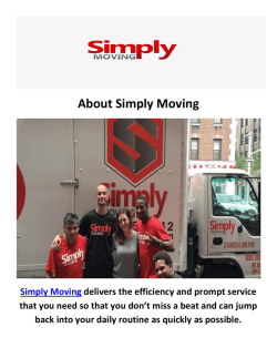 Simply Moving Company in New York