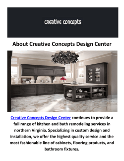 Creative Concepts Design Center : Kitchen Remodeling Fairfax VA
