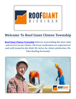 Roof Giant Roofing Contractors in Clinton Township