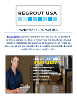 ReGrout USA : Tile Contractor in Los Angeles