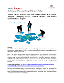 Mobile virtual network operator Market Analysis, Growth Drivers, Costs and Price: Hexa Reports