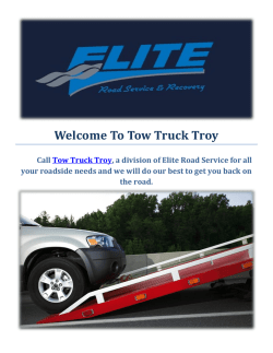 Tow Truck Troy | Towing Company in Troy