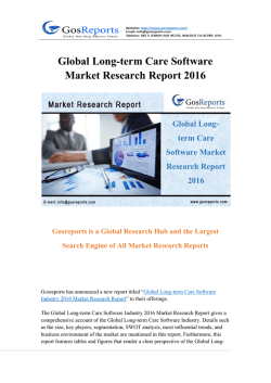 Global Long-term Care Software Market Research Report 2016