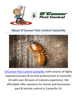 O'Connor Pest & Termite Control Camarillo