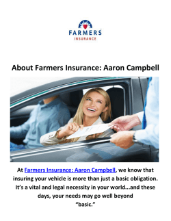 Farmers Insurance: Aaron Campbell Car Insurance in Las Vegas, NV