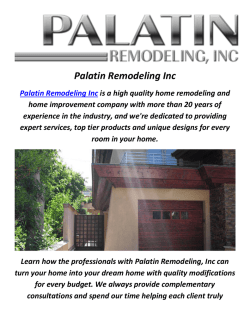 Palatin Remodeling Inc : Home Improvement In Los Angeles, CA