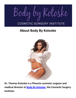 Body By Kotoske - Tummy Tuck in Phoenix, AZ
