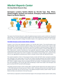Aerospace Lavatory System Market by Aircraft Type Market Growth, Size, Share and Forecast