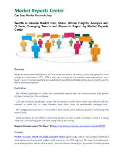 Wealth in Canada Market Size, Share, Global Insights, Analysis and Outlook