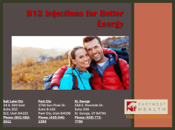 B12 Injections for Better Energy - East West Health Clinic 
