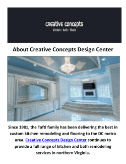 Creative Concepts Design Center - Bathroom Remodeling in Fairfax, VA