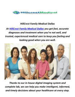 HillCrest Family Care Medical In Dallas, TX