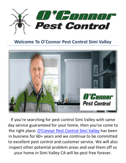 O'Connor Pest  & Termite Control in Simi Valley, CA